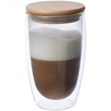 Logotrade promotional gift image of: Double-walled glass ZAKOPANE 500 ml
