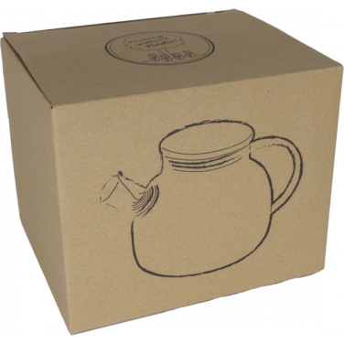Logotrade promotional gifts photo of: Glass jug with bamboo lid FRANKFURT 1000ml