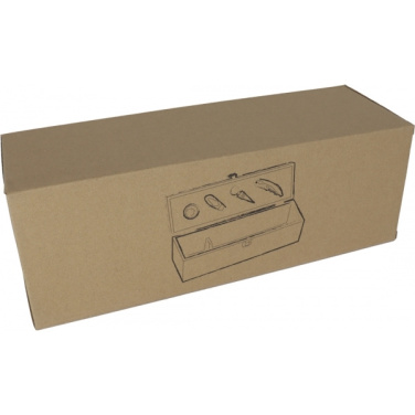Logotrade promotional item image of: Wooden wine box SAINT-ETIENNE