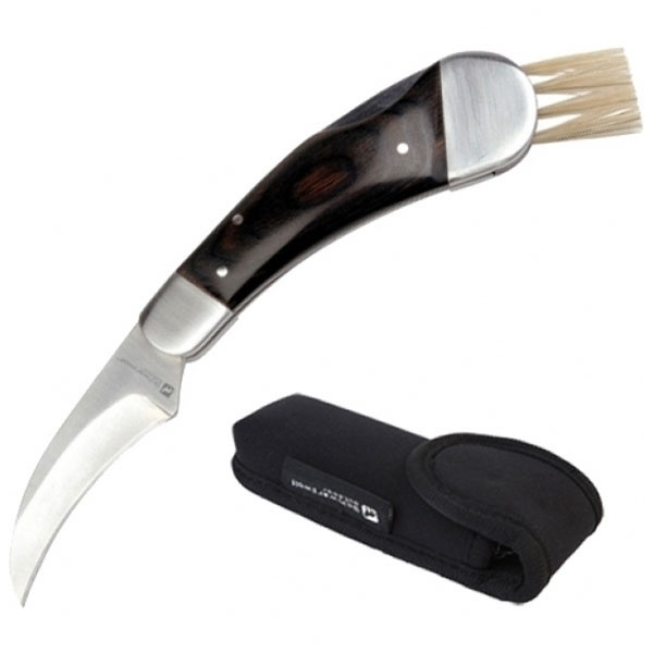 Logo trade promotional gifts picture of: Mushroom knife PILZ Schwarzwolf