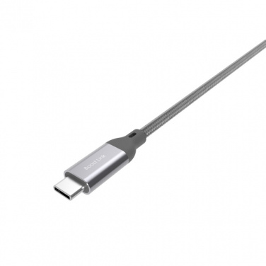 Logotrade promotional product picture of: Nylon data transfer cable LK30 Type - C Quick Charge 3.0