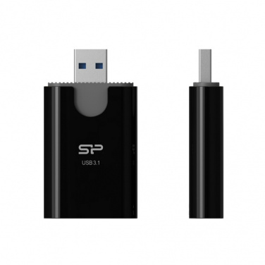 Logotrade promotional giveaways photo of: MicroSD and SD card reader Silicon Power Combo 3.1