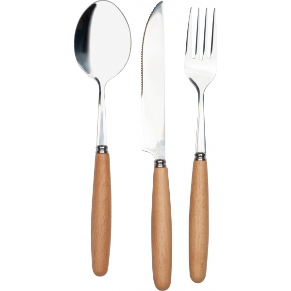 Logo trade promotional items image of: Cutlery set MARRAKESH