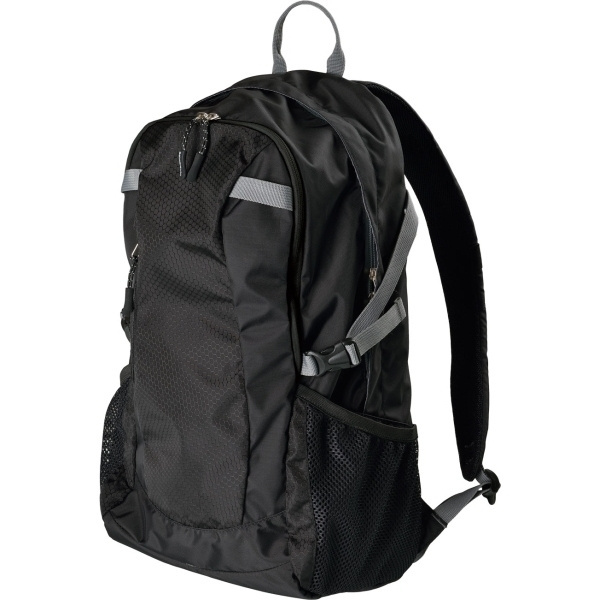 Logotrade promotional giveaway image of: Backpack ORIZABA Schwarzwolf