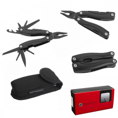 Logo trade promotional gifts image of: Multitool ARMADOR NEW Black Schwarzwolf