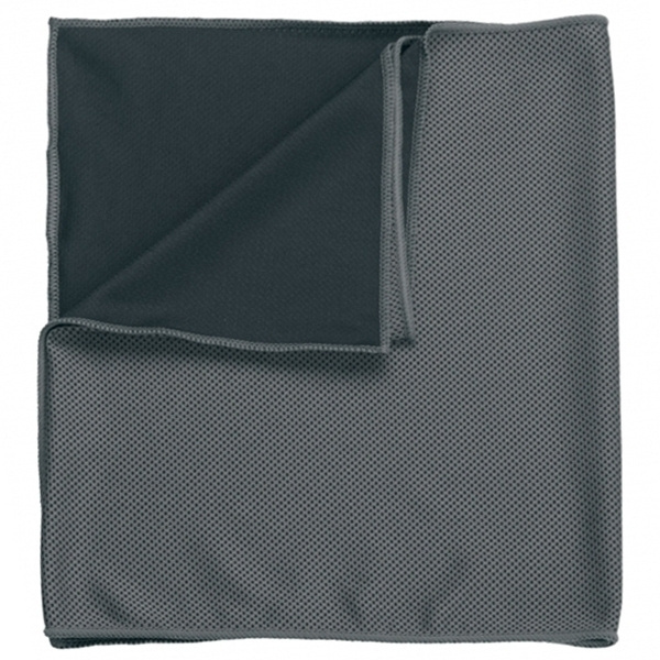 Logotrade business gift image of: Towel LANAO Schwarzwolf