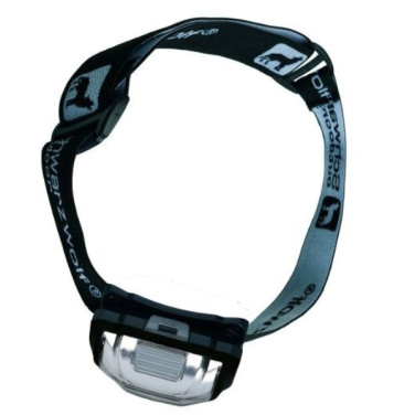 Logo trade promotional merchandise image of: Head lamp TRONADOR Schwarzwolf