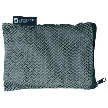 Logo trade business gifts image of: Towel MALAREN Schwarzwolf
