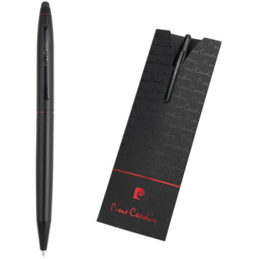 Logo trade promotional product photo of: Metal ballpoint pen, touch pen RENDOME Pierre Cardin