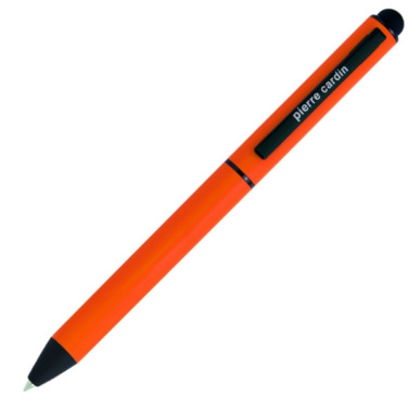 Logo trade corporate gifts picture of: Metal ballpoint pen, touch pen, soft touch CELEBRATION Pierre Cardin