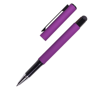 Logo trade promotional merchandise photo of: Roller touch pen, soft touch CELEBRATION Pierre Cardin