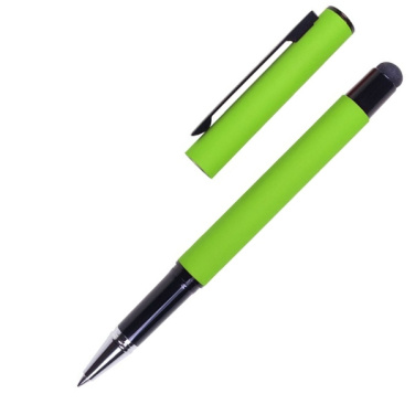 Logo trade corporate gift photo of: Roller touch pen, soft touch CELEBRATION Pierre Cardin