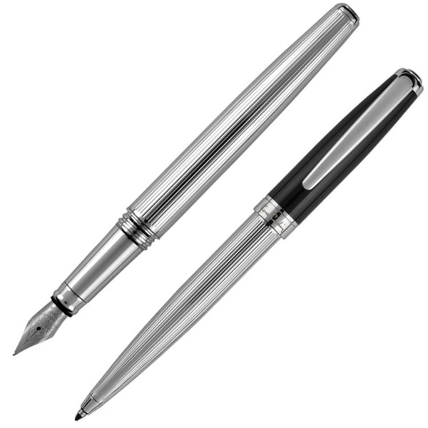 Logo trade promotional products image of: Writing set ballpoint pen & fountain pen CHRISTOPHE Pierre Cardin