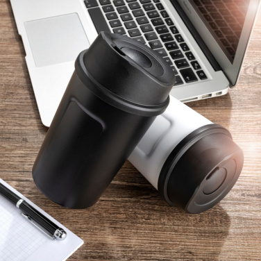 Logotrade corporate gift picture of: Thermo mug LIARD Schwarzwolf