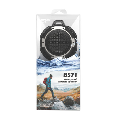 Logo trade promotional gift photo of: BLUETOOTH SPEAKER BS71 SILICON POWER
