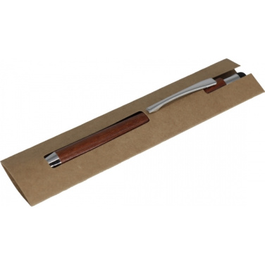 Logotrade promotional giveaway picture of: Wooden ballpen BILZEN
