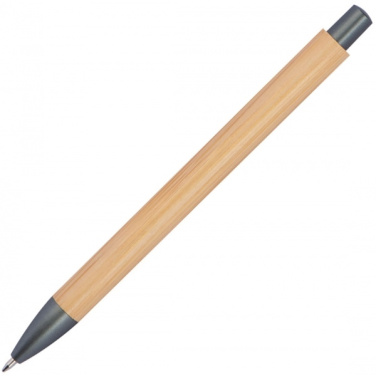 Logo trade promotional merchandise image of: Bamboo ballpen BERINGEN