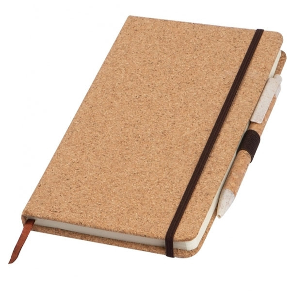 Logo trade promotional items picture of: A5 Notebook BASTOGNE