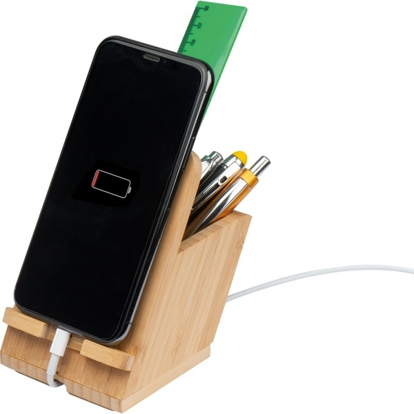 Logo trade promotional merchandise photo of: Desk stand FREDERICTON