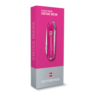 Logo trade promotional products image of: Pocket knife Classic SD transparent Victorinox