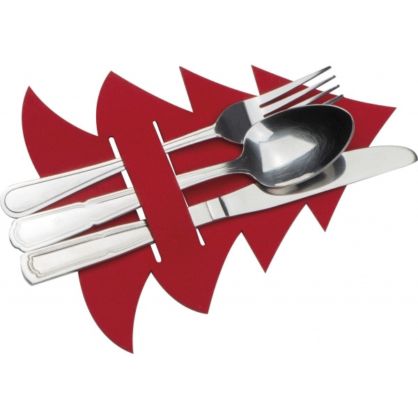 Logotrade promotional merchandise image of: Cutlery pad in Christmas tree shape DUFFEL