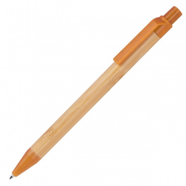 Logo trade business gift photo of: Wheatstraw and bamboo ballpen HALLE