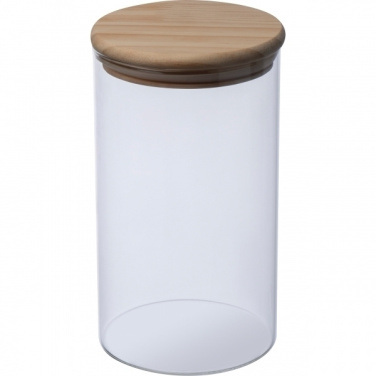 Logotrade promotional gift picture of: Borosilicate container ONTARIO 1000 ml