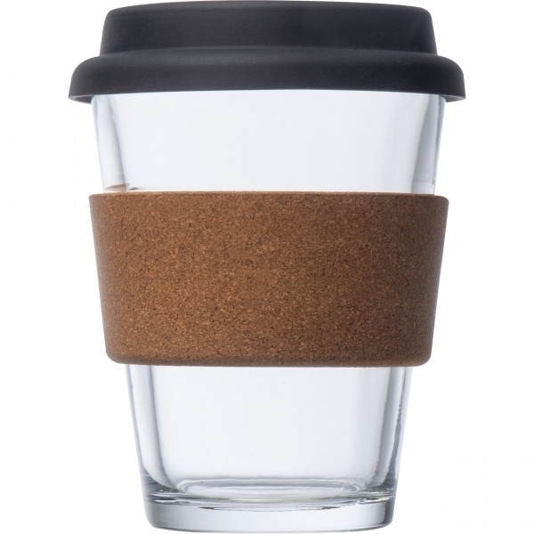 Logo trade promotional merchandise picture of: Glass drinking cup WROCŁAW 350ml