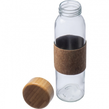 Logotrade promotional giveaway picture of: Glass bottle SKOPJE 500 ml