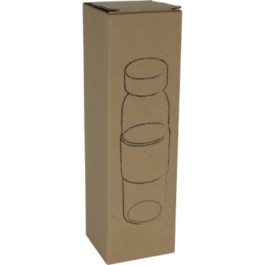 Logo trade promotional gifts image of: Glass bottle SKOPJE 500 ml