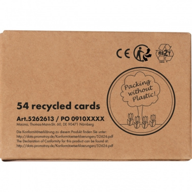 Logo trade promotional gift photo of: Playing cards NEW CASTLE