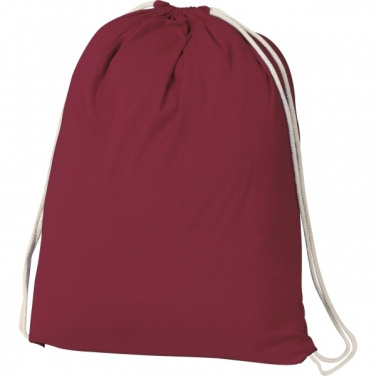 Logotrade promotional product picture of: Cotton gym bag BUDAPEST