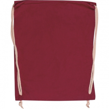 Logotrade promotional items photo of: Cotton gym bag CARLSBAD