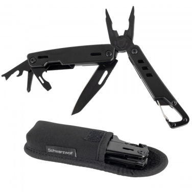 Logo trade advertising product photo of: Multitool NOBLE Schwarzwolf