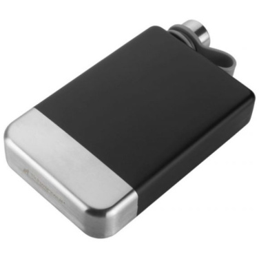 Logotrade promotional gifts photo of: Hip flask set TAHAT Schwarzwolf