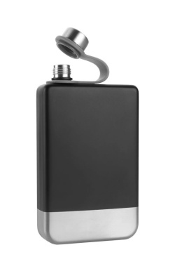 Logotrade promotional item picture of: Hip flask HALTI Schwarzwolf