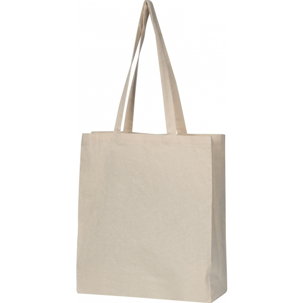 Logotrade promotional item image of: Organic cotton bag with bottom fold INNSBRUCK