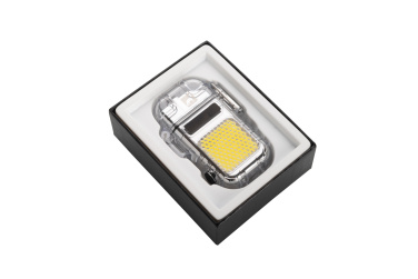 Logo trade promotional giveaways image of: Electrical lighter CALBUCO Schwarzwolf