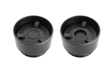 Logo trade business gifts image of: Thermo mug ARANSOL 300 ml Schwarzwolf