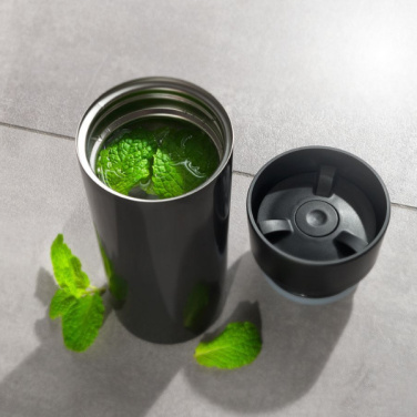 Logo trade promotional products picture of: Thermo mug ARANSOL 300 ml Schwarzwolf