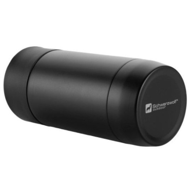 Logotrade advertising product image of: Thermo mug ADRASAN 240 ml Schwarzwolf