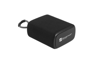 Logotrade business gift image of: Waterproof bluetooth speaker HARDEOL Schwarzwolf
