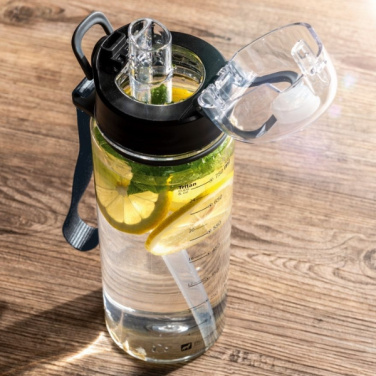 Logo trade promotional giveaway photo of: Drinking bottle SEYHAN 900 ml Schwarzwolf