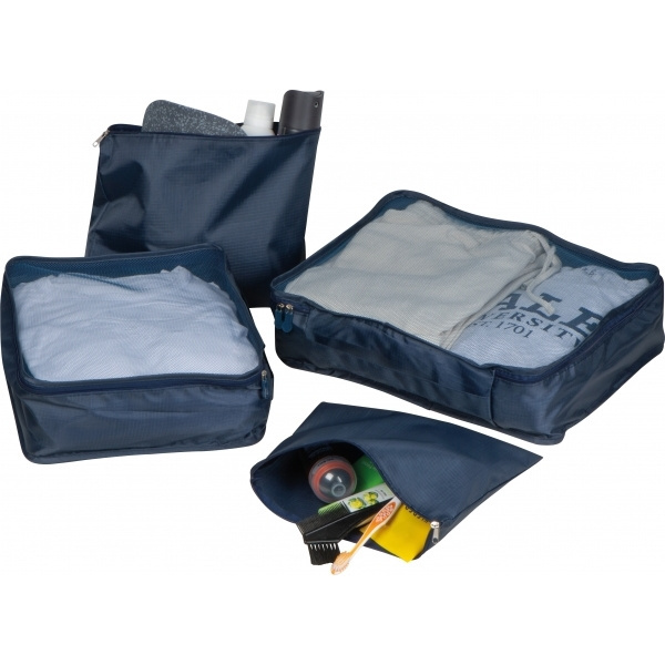 Logo trade corporate gift photo of: 4-piece travel set BELMONT