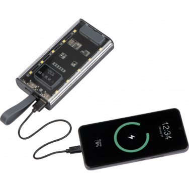 Logo trade promotional giveaways image of: Power bank 10 000 mAh DARWIN
