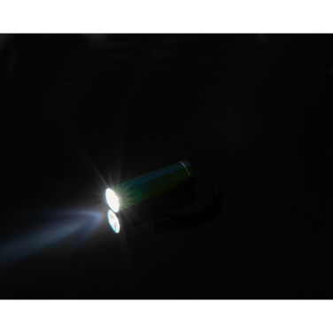 Logo trade promotional merchandise photo of: Recycled flashlight Utrecht