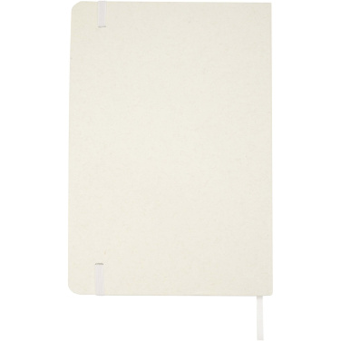 Logo trade advertising product photo of: Bass A5 recycled hard cover notebook with lined pages