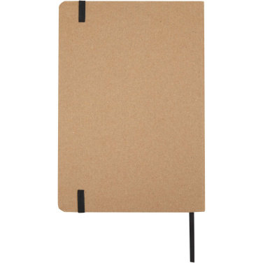 Logo trade promotional gifts picture of: Holm A5 stone paper hard cover notebook with lined pages