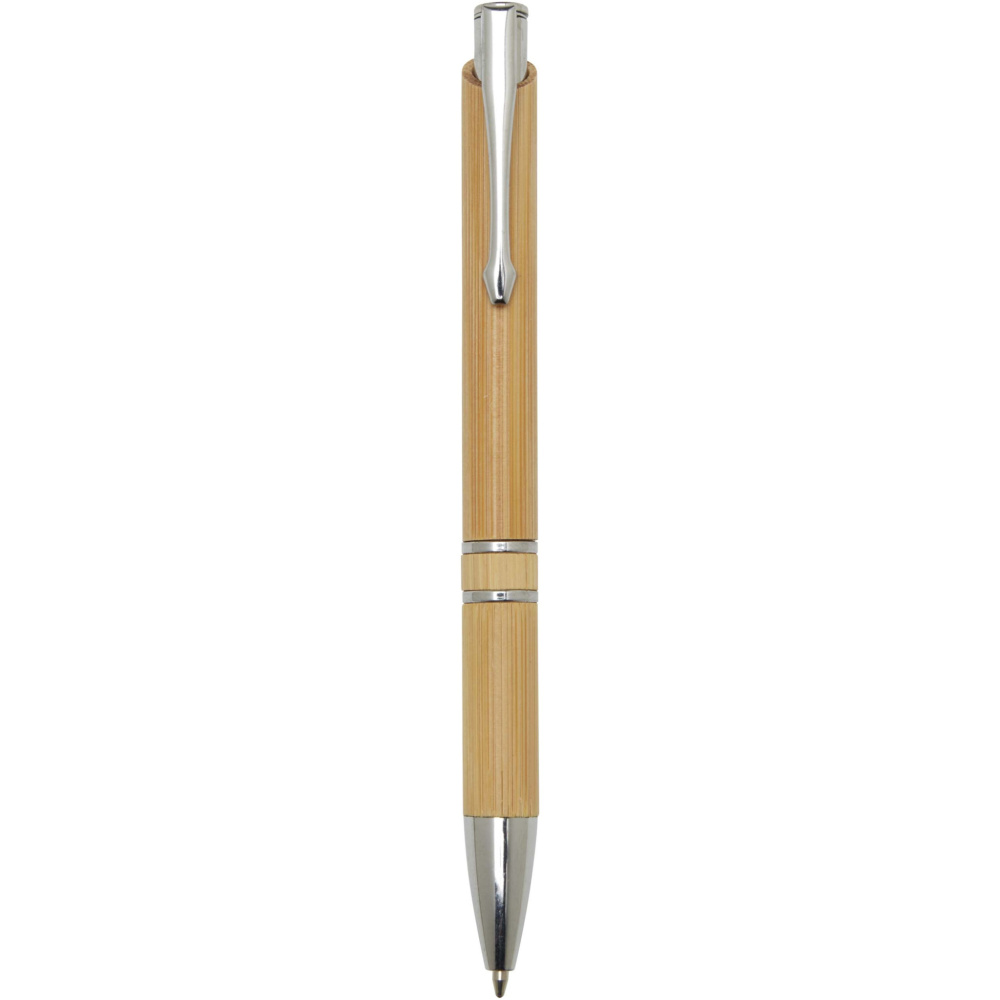 Logotrade business gifts photo of: Wicker bamboo ballpoint pen