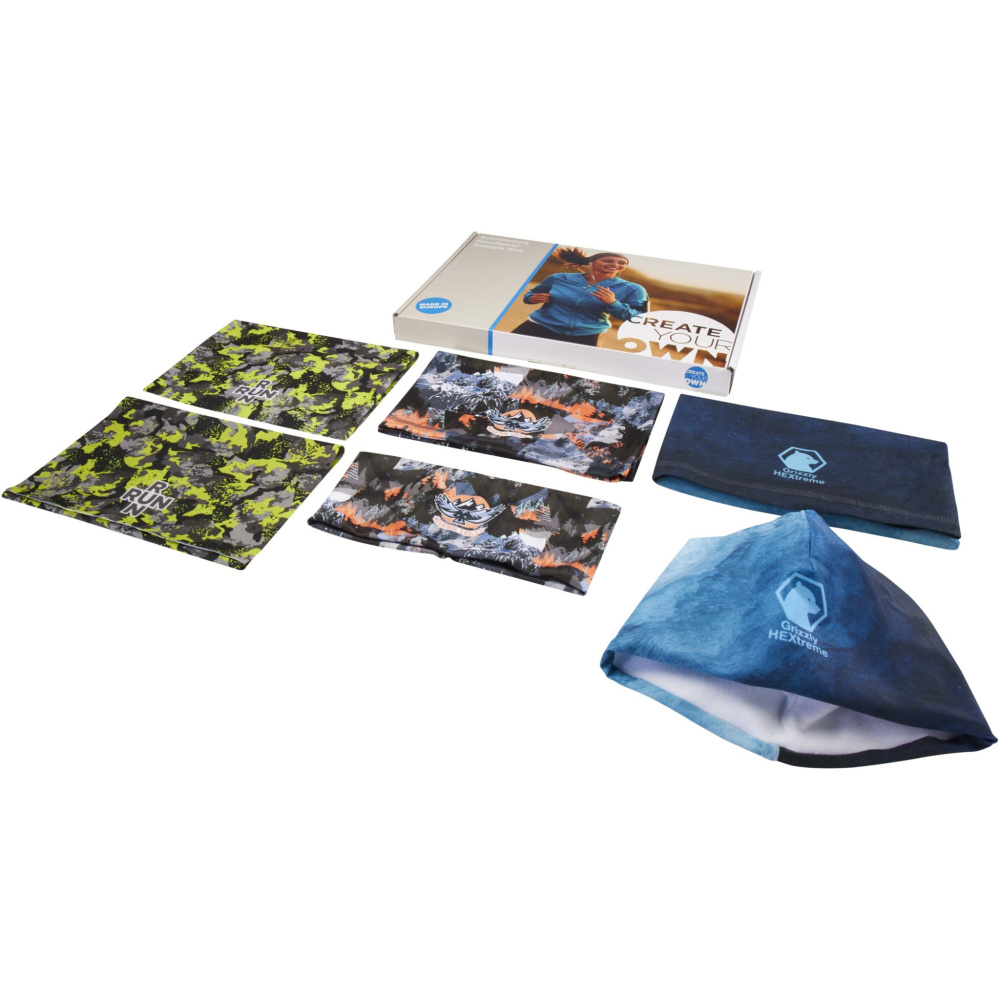 Logotrade advertising products photo of: Sublimation headwear sample box